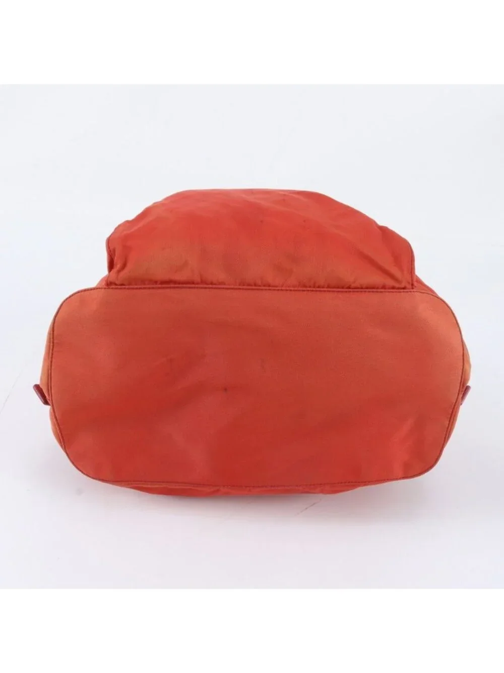 Prada Tessuto Nylon Triangle Logo Leather Backpack Shoulder Bag